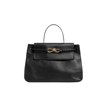 Bottega Veneta Andiamo Top Handle Bag 'Black/Brass'