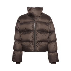 Rick Owens Woven Down Jacket 'Dark Dust'