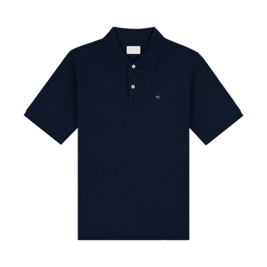 Aimé Leon Dore Crest Piqué Polo 'Navy Blazer'