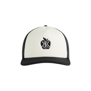 Kith Poly Foam Apple Crest Embroidery Nolan Trucker Hat 'Black'