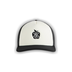 Kith Poly Foam Apple Crest Embroidery Nolan Trucker Hat 'Black'