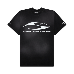 Hellstar H Cursive Logo T-Shirt 'Black'