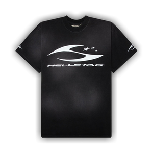 Hellstar H Cursive Logo T-Shirt 'Black'