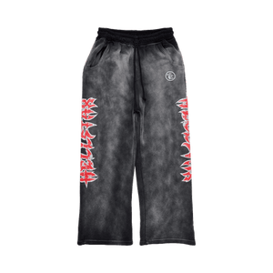 Hellstar Stars Shine Graffiti Sweatpants 'Black'