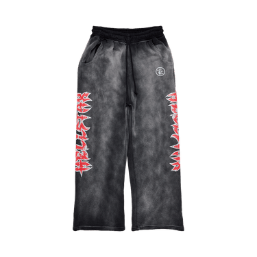 Hellstar Stars Shine Graffiti Sweatpants 'Black'
