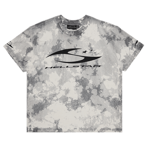 Hellstar H Cursive Logo T-Shirt 'Grey'