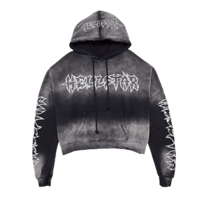 Hellstar Stars Shine Graffiti Hoodie 'Black'