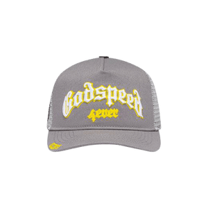 Godspeed Forever Trucker Hat 'Grey/Yellow'