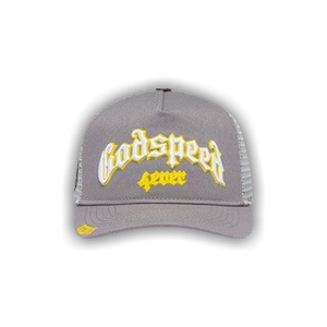 Godspeed Forever Trucker Hat 'Grey/Yellow'