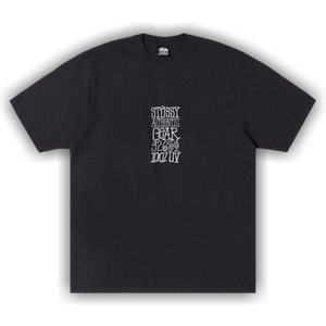 Stussy Authentic Gear Tee Pigment Dyed 'Faded Black'
