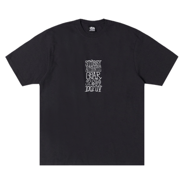 Stussy Authentic Gear Tee Pigment Dyed 'Faded Black'