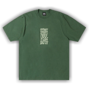 Stussy Authentic Gear Tee Pigment Dyed 'Pine'