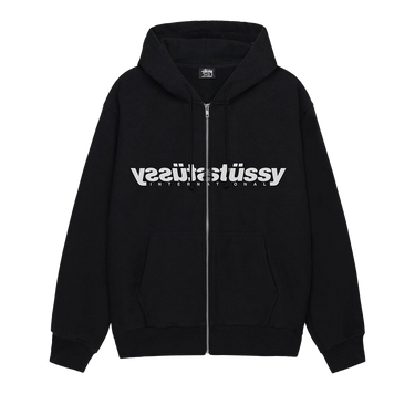 Stussy Mirror Zip Hoodie 'Black'