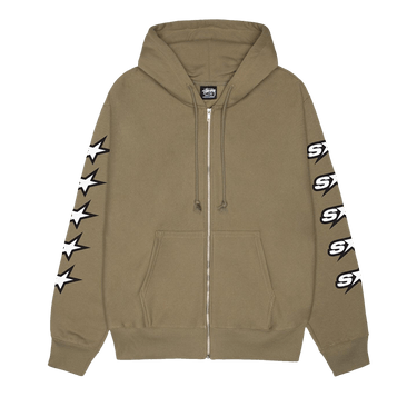 Stussy Speedway Zip Hoodie 'Army'