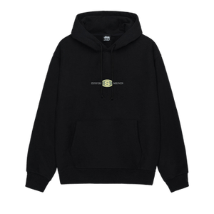Stussy Worldwide Dot Hoodie 'Black'