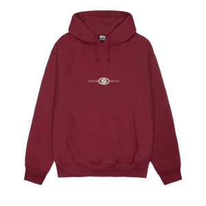 Stussy Worldwide Dot Hoodie 'Wine'