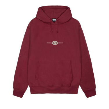 Stussy Worldwide Dot Hoodie 'Wine'