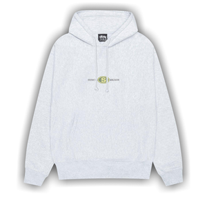 Stussy Worldwide Dot Hoodie 'Ash Heather'