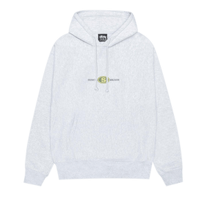 Stussy Worldwide Dot Hoodie 'Ash Heather'