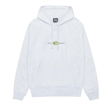 Stussy Worldwide Dot Hoodie 'Ash Heather'