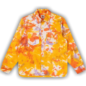 Eric Emanuel EE Tie Dye Shacket 'Yellow'