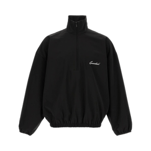 Fear of God Essentials Sporty Nylon Half Zip 'Jet Black'