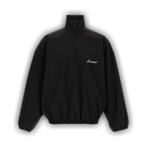 Fear of God Essentials Sporty Nylon Half Zip 'Jet Black'