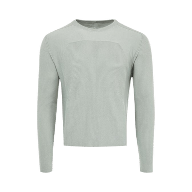 Rick Owens Ribbed Geo Sweatshirt 'Washed Indigo'