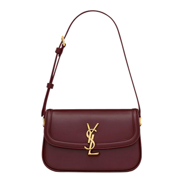 Saint Laurent Solferino Mini In Box 'Hot Wine'