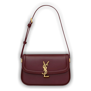 Saint Laurent Solferino Mini In Box 'Hot Wine'