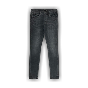 PURPLE BRAND Hotfix Logo Denim 'Black'