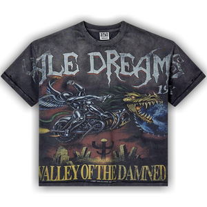 Vale Forever Ride The Dragon Tee 'Washed/Black'