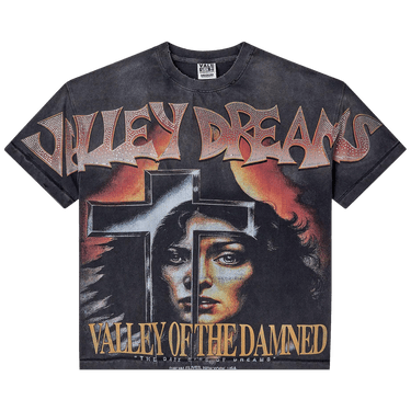Vale Forever Damned Bling Tee 'Washed/Black'