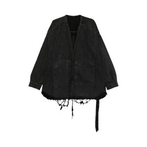 Rick Owens DRKSHDW Lido Larry Black Wax Shirt 'Black Wax'