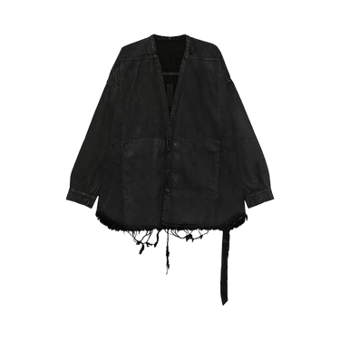 Rick Owens DRKSHDW Lido Larry Black Wax Shirt 'Black Wax'