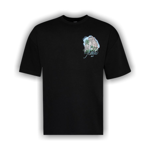 Amiri Hotel Oversized Tee 'Black'