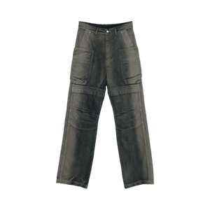 Rick Owens Pantaloni In Denim Stefan Cargo Jeans 'Darkdust Degrade'