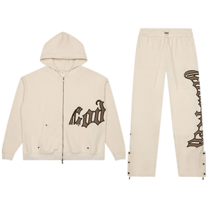 Godspeed OG Logo Sweatsuit V2 'Creme Brolive'