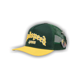 Godspeed Forever Trucker Hat 'Green Yellow'