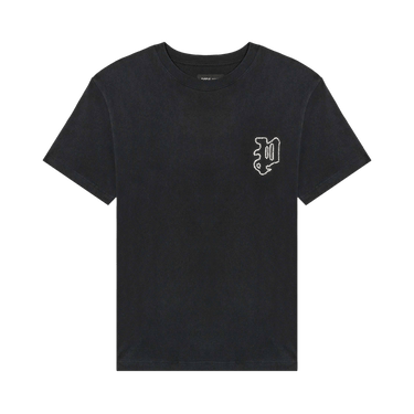 PURPLE BRAND Gothic Crystalong Sleeve Tee 'Black'