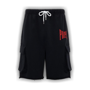 PURPLE BRAND Heavyweight Cargo Sweatshorts 'Black'