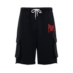 PURPLE BRAND Heavyweight Cargo Sweatshorts 'Black'