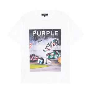 PURPLE BRAND Inside Out Tee 'Brilliant White'