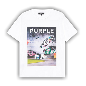PURPLE BRAND Inside Out Tee 'Brilliant White'