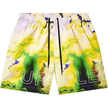 PURPLE BRAND Force Majeure Swim Shorts 'Yellow Green'