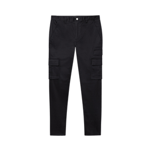 PURPLE BRAND Twill Cargo Pant 'Black'