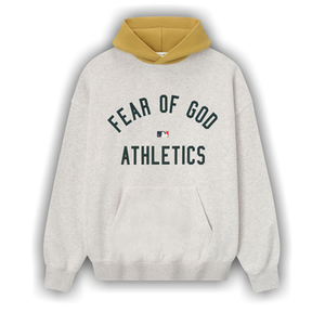 Fear of God Essentials Athletics Sport Hoodie 'Oatmeal Heather/Canyon'