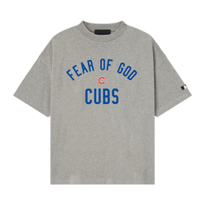 Fear of God Essentials Cubs 90s Tee 'Concrete Heather'