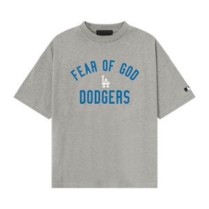 Fear of God Essentials Dodgers 90s Tee 'Concrete Heather'
