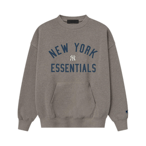 Fear of God Essentials Yankees Sport Crewneck 'Homestead Heather'